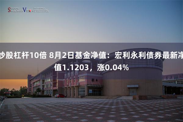 炒股杠杆10倍 8月2日基金净值：宏利永利债券最新净值1.1203，涨0.04%