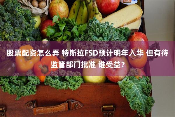 股票配资怎么弄 特斯拉FSD预计明年入华 但有待监管部门批准 谁受益？