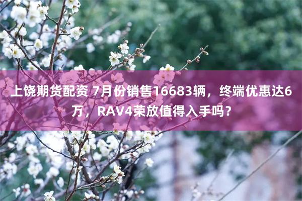 上饶期货配资 7月份销售16683辆，终端优惠达6万，RAV4荣放值得入手吗？