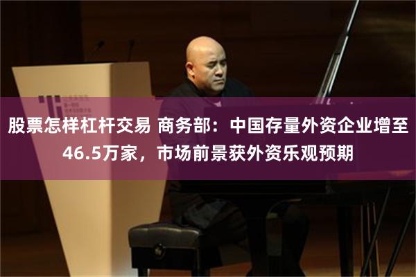 股票怎样杠杆交易 商务部：中国存量外资企业增至46.5万家，市场前景获外资乐观预期